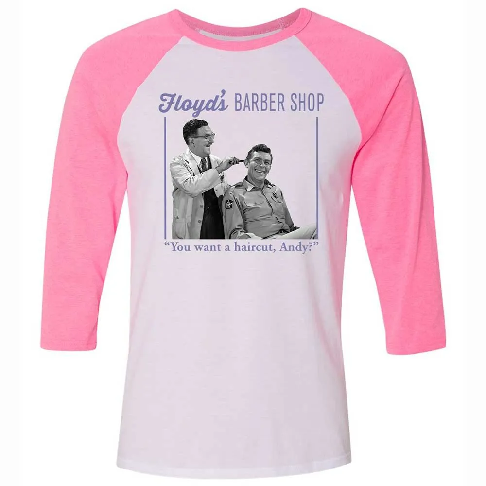 Unisex 3/4 Baseball Tee - 5XA2JUBF - White/Neon Pink - 12