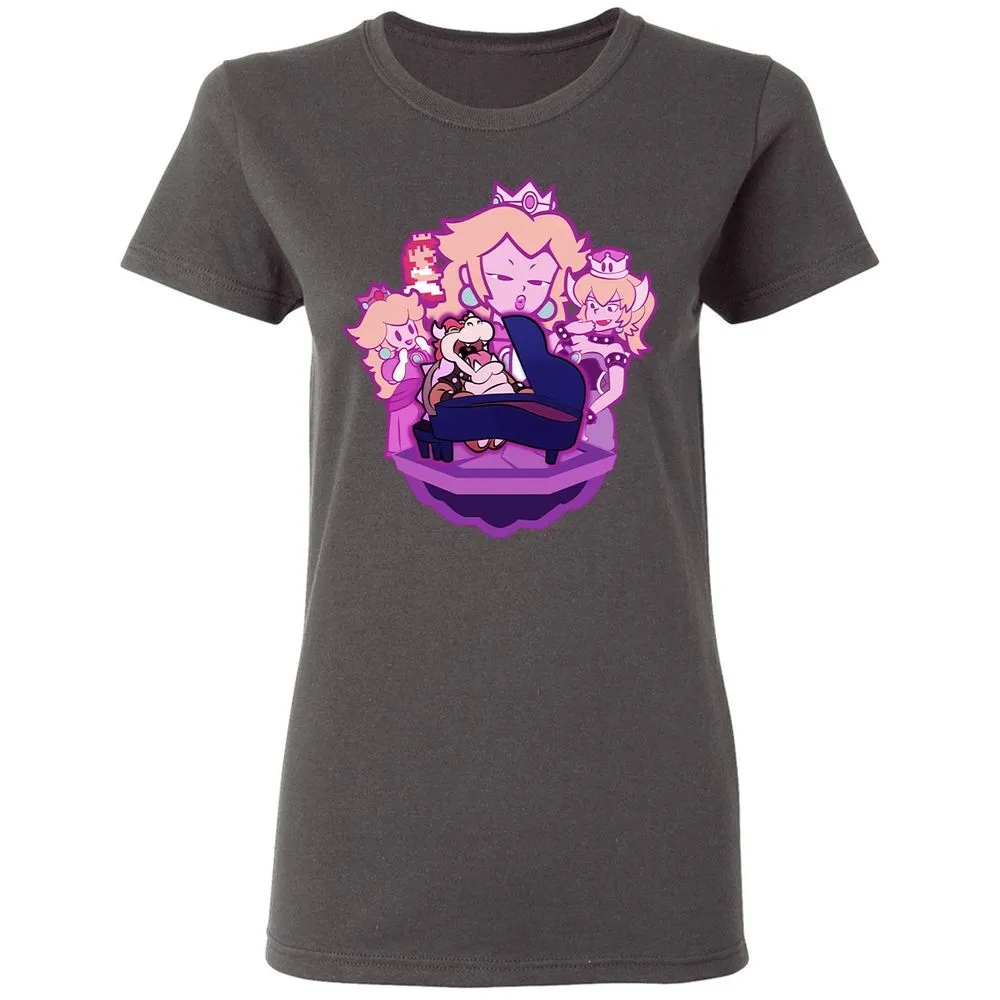 Women's T-Shirt - 8M4N2LZD - Charcoal - 4
