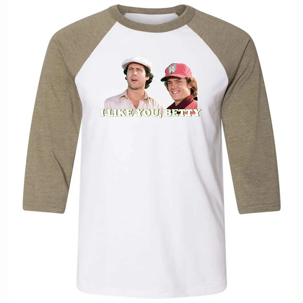 Unisex 3/4 Baseball Tee - MX2ETZG5 - White/Heather Olive - 4