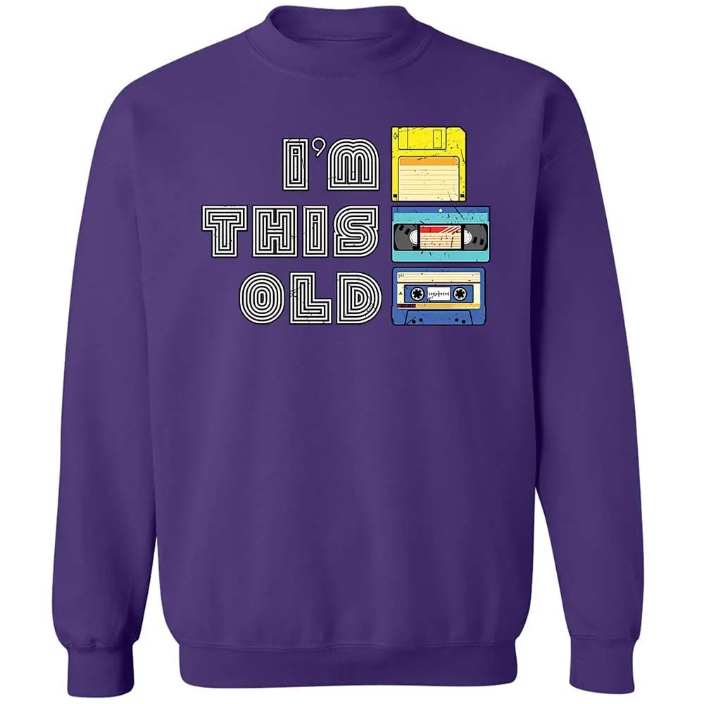 Classic Unisex Sweatshirt - Black - Purple - 11