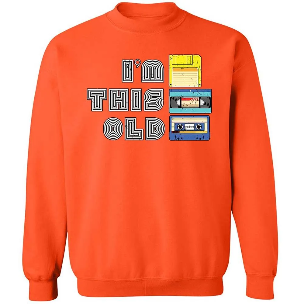 Classic Unisex Sweatshirt - Black - Orange - 12