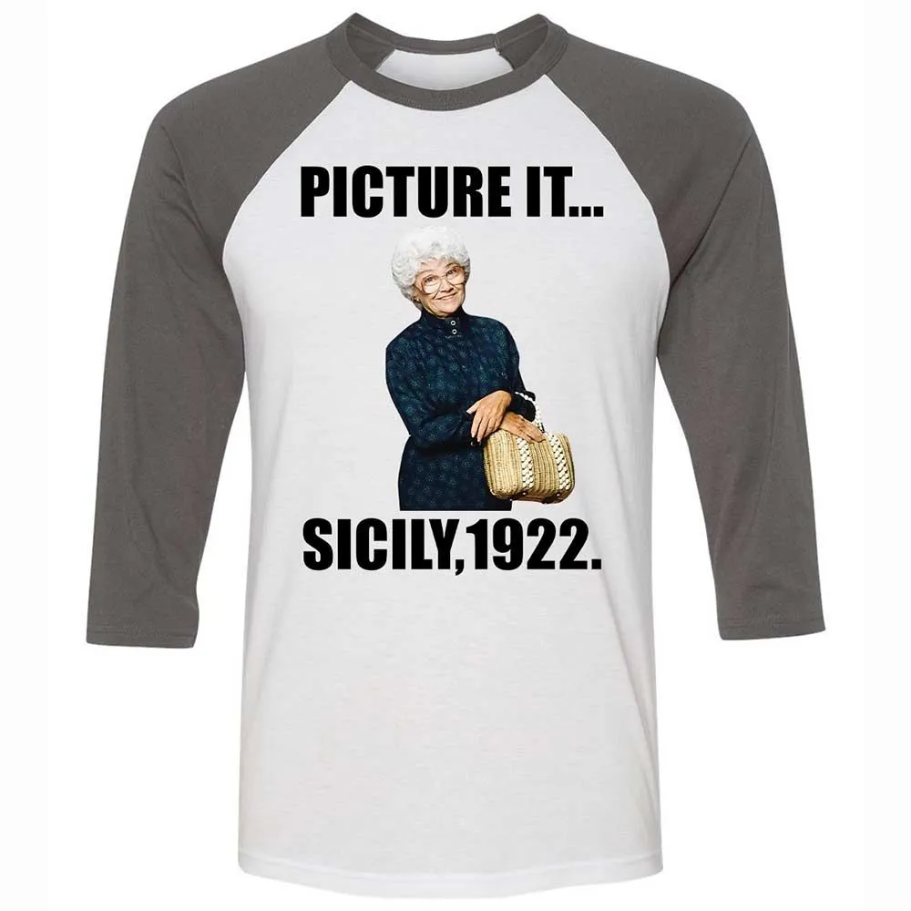 Unisex 3/4 Baseball Tee - W2ZMBZZ8 - White/Asphalt - 2