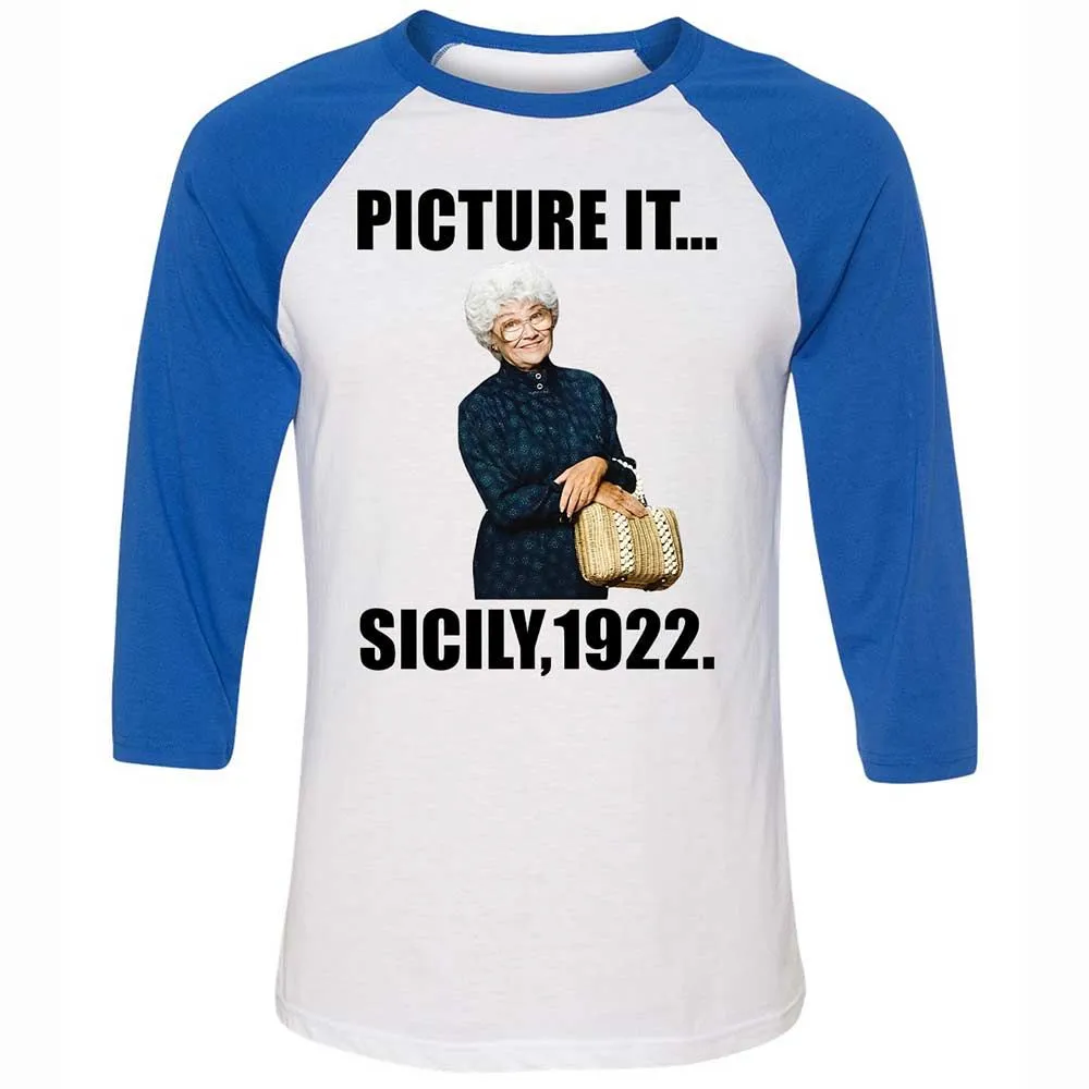 Unisex 3/4 Baseball Tee - W2ZMBZZ8 - White/True Royal - 10