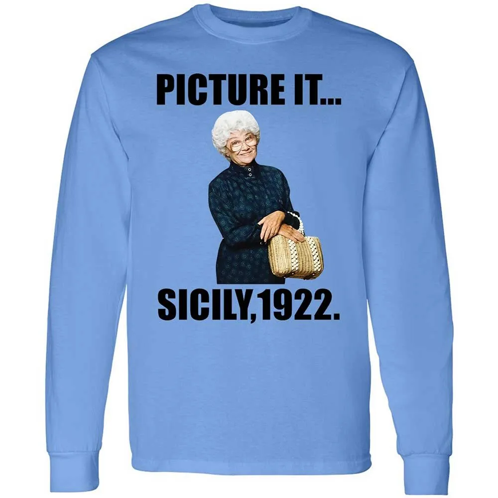 Long Sleeve T-Shirt - AH6J1NFE - Carolina Blue - 5