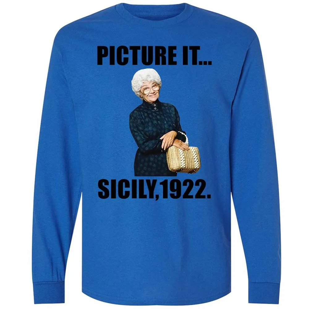 Long Sleeve T-Shirt - AH6J1NFE - Royal - 7