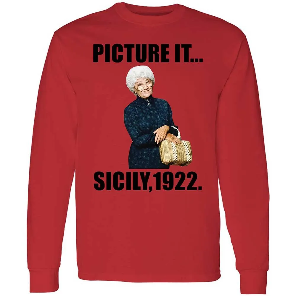 Long Sleeve T-Shirt - AH6J1NFE - Red - 8