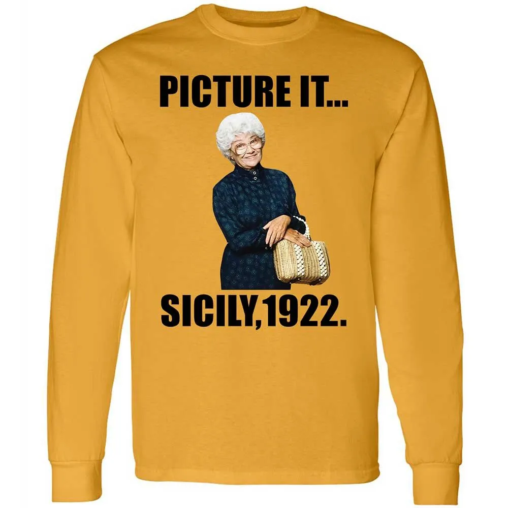 Long Sleeve T-Shirt - AH6J1NFE - Gold - 10