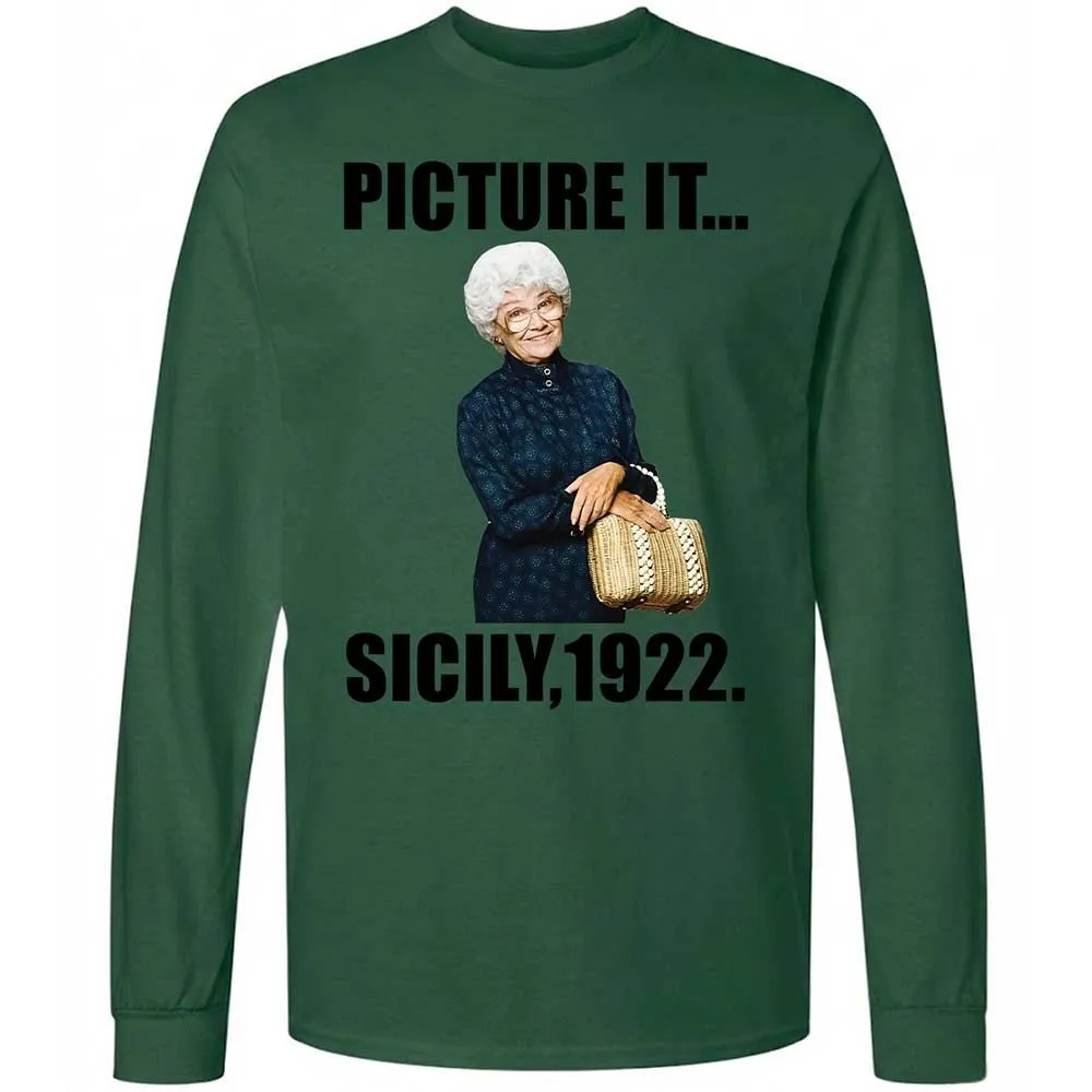 Long Sleeve T-Shirt - AH6J1NFE - Forest Green - 14