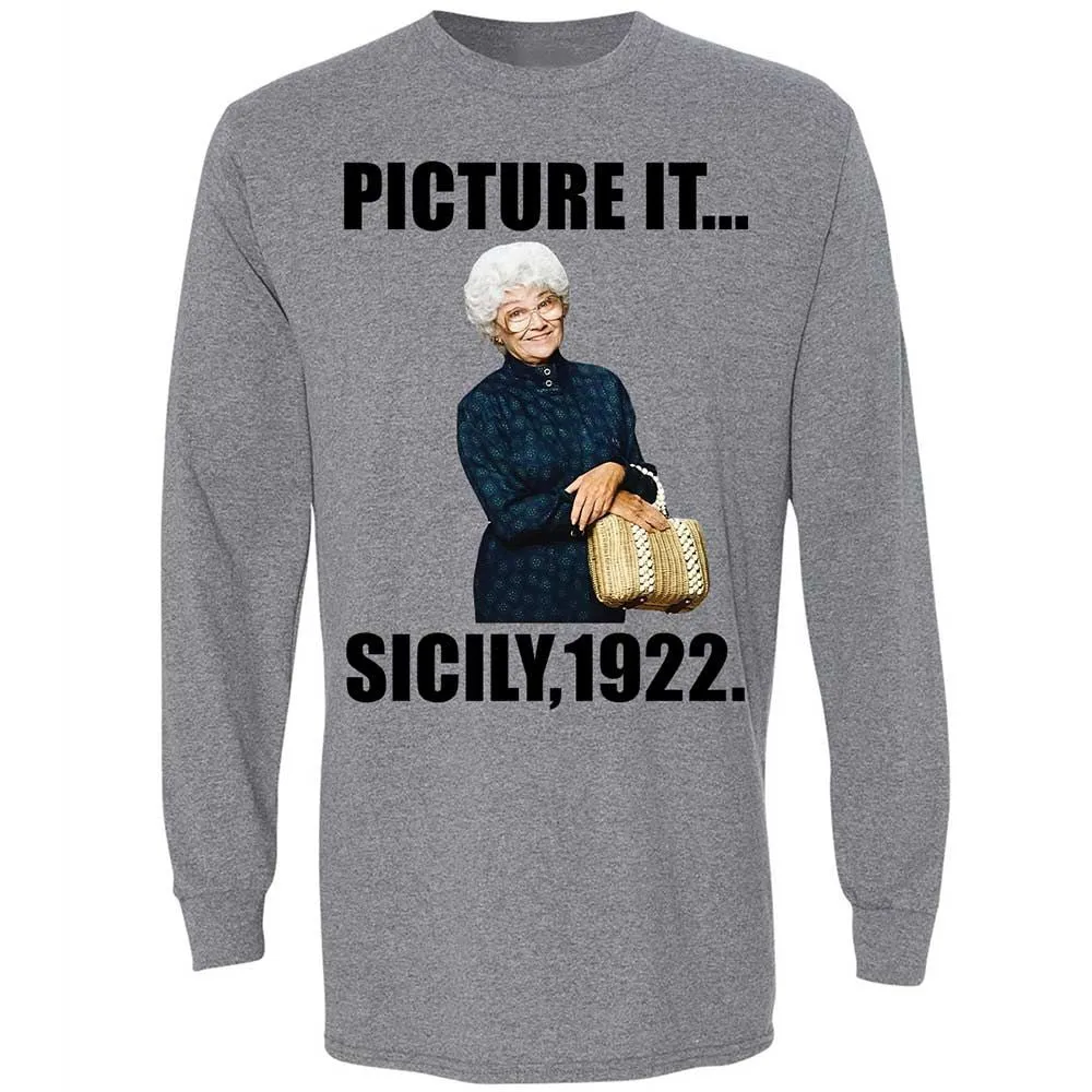 Long Sleeve T-Shirt - AH6J1NFE - Graphite Heather - 18