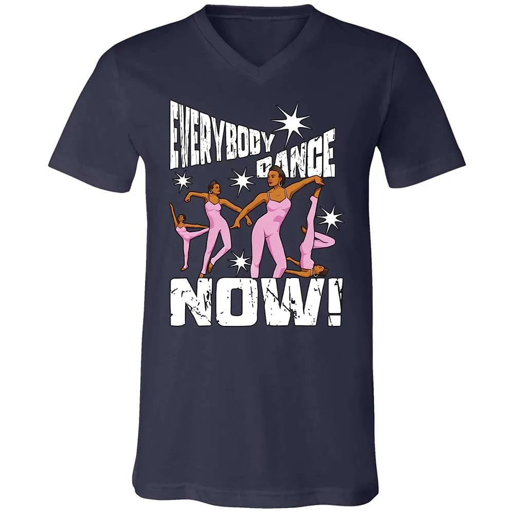 Unisex V-Neck T-Shirt - 9KWT5MVW - Navy - 2