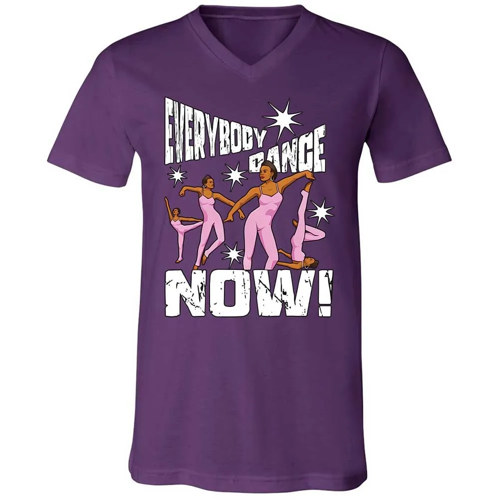 Unisex V-Neck T-Shirt - 9KWT5MVW - Team Purple - 10