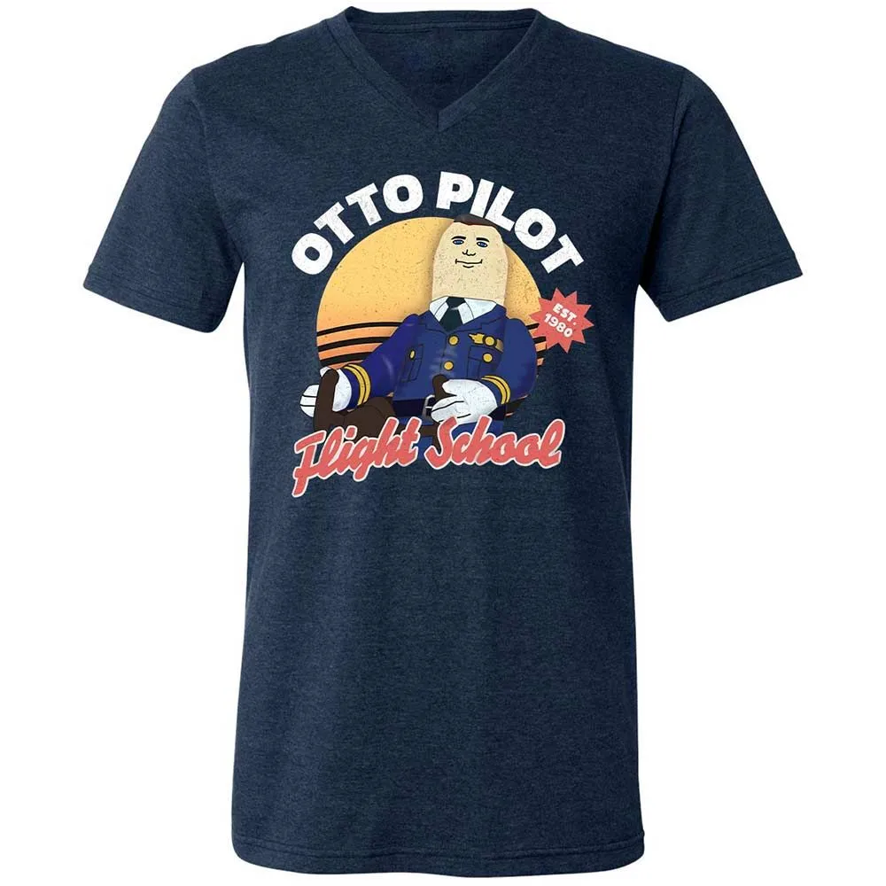Unisex V-Neck T-Shirt - GW3A8KDK - Heather Navy - 3