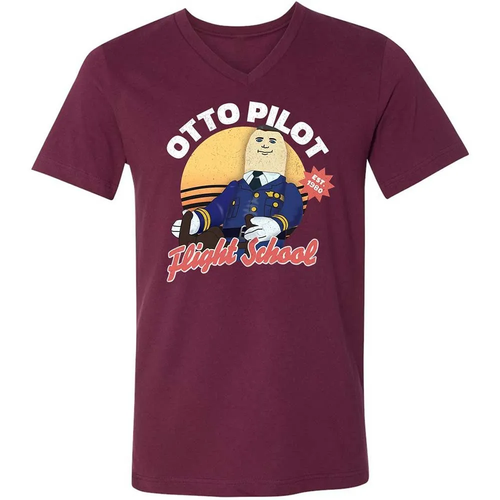 Unisex V-Neck T-Shirt - GW3A8KDK - Maroon - 8