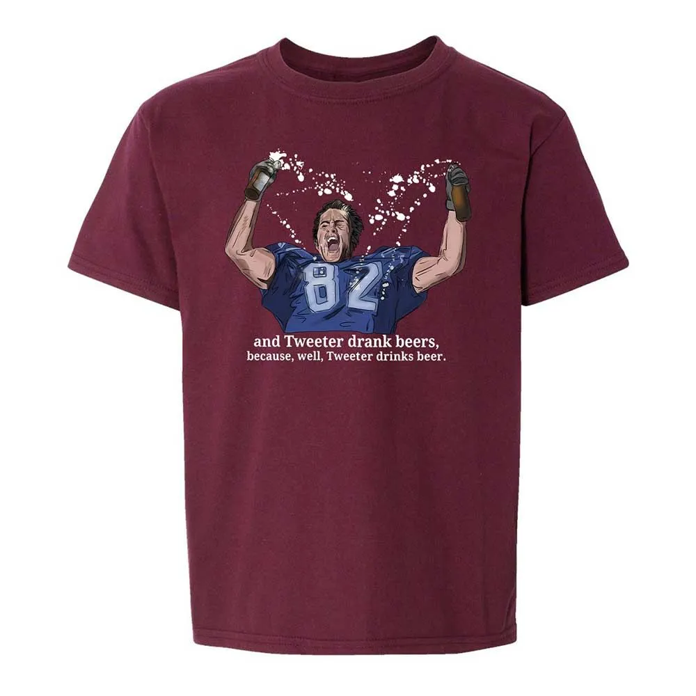 Kids T-Shirt - 3ZGRJ1E8 - Maroon - 14