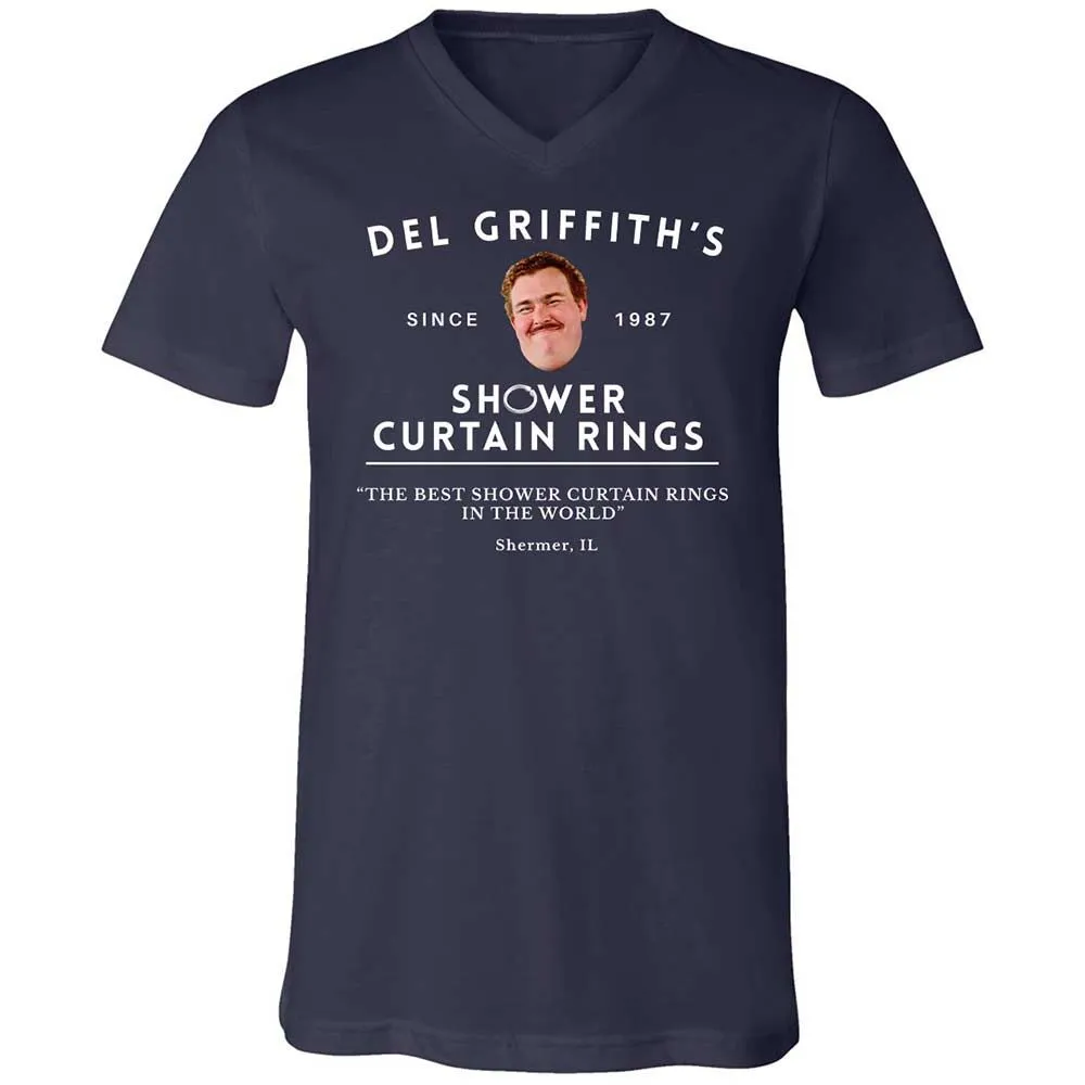 Unisex V-Neck T-Shirt - 6Z1ZKL6F - Navy - 2