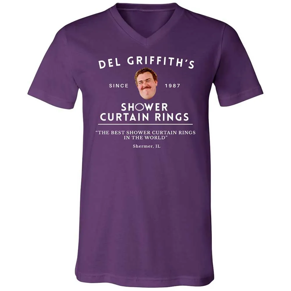 Unisex V-Neck T-Shirt - 6Z1ZKL6F - Team Purple - 10
