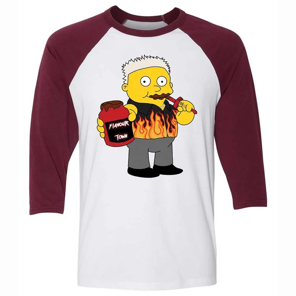 Ralph Fieri - White/Maroon - 7