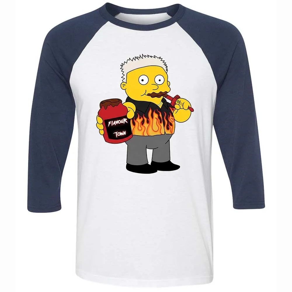 Ralph Fieri - White/Navy - 8