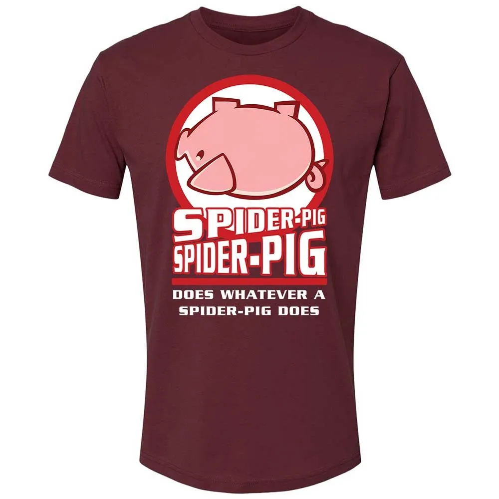 Spider-Pig, Spider-Pig - Maroon - 10