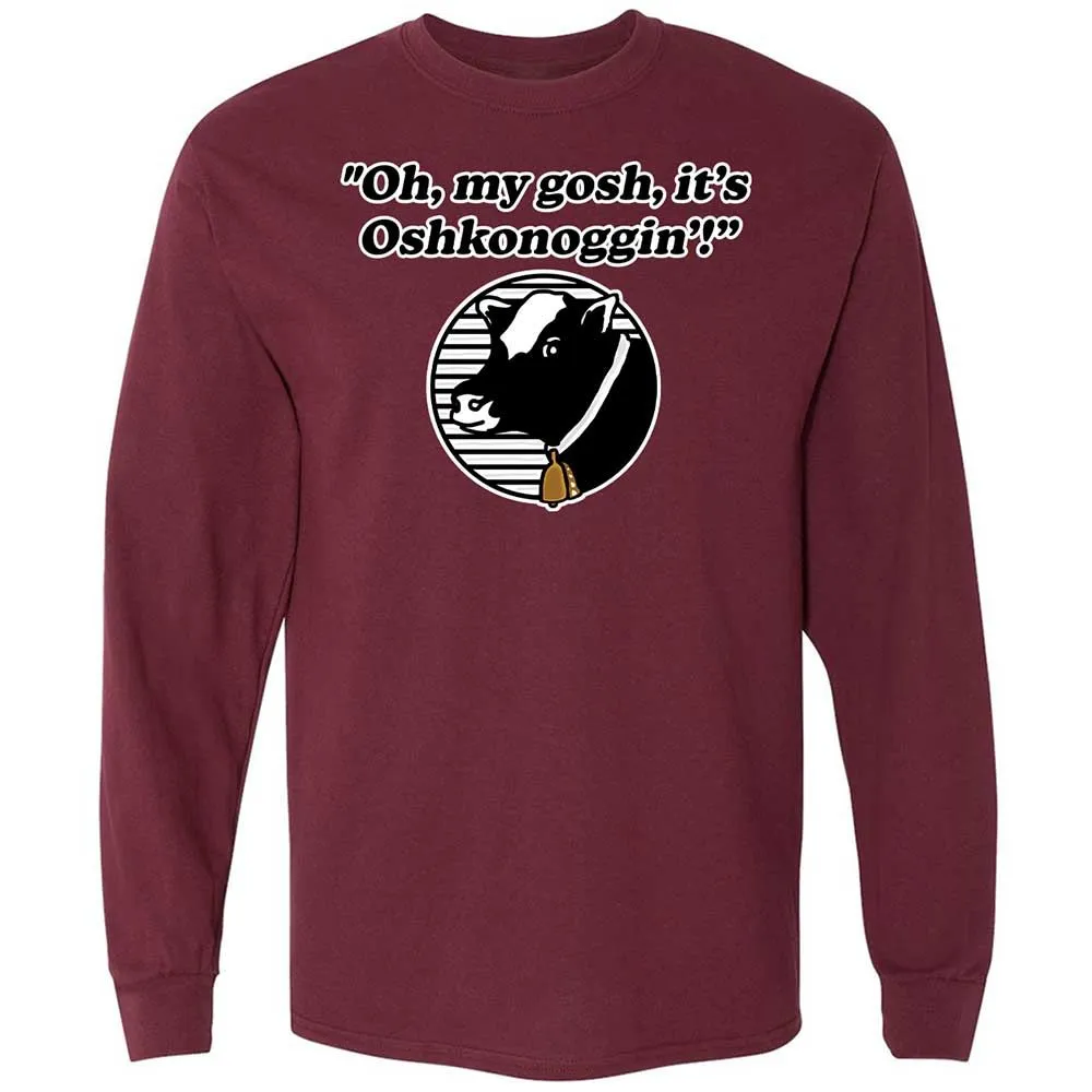 Long Sleeve T-Shirt - CGD6URKM - Maroon - 6