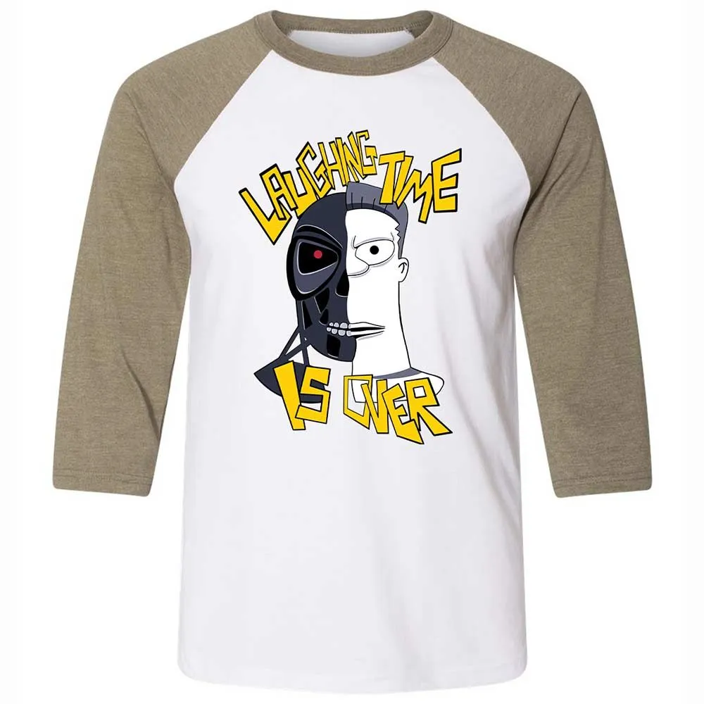 Laughing time is over - White/Heather Olive - 4