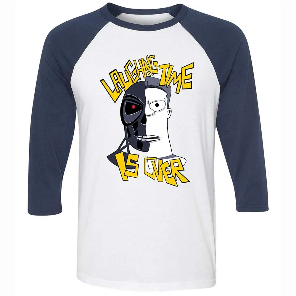 Laughing time is over - White/Navy - 8