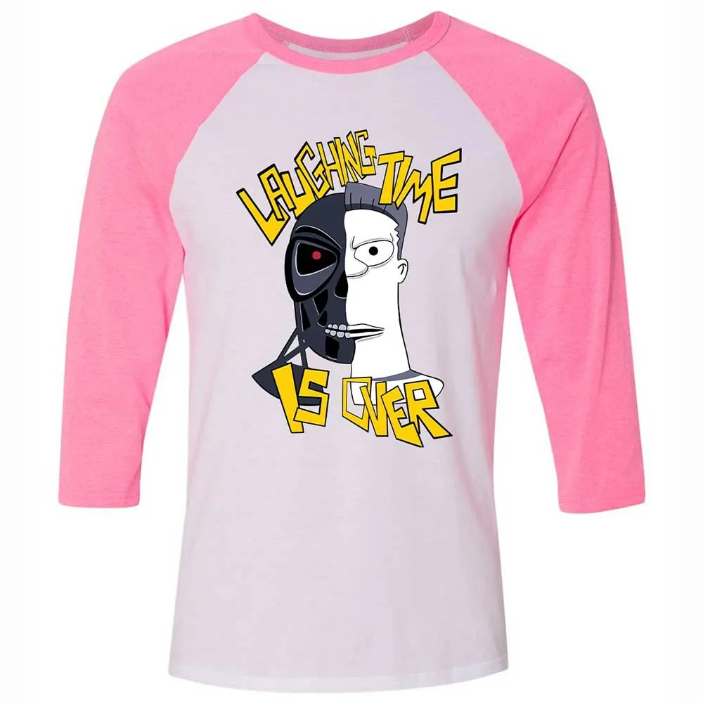 Laughing time is over - White/Neon Pink - 12