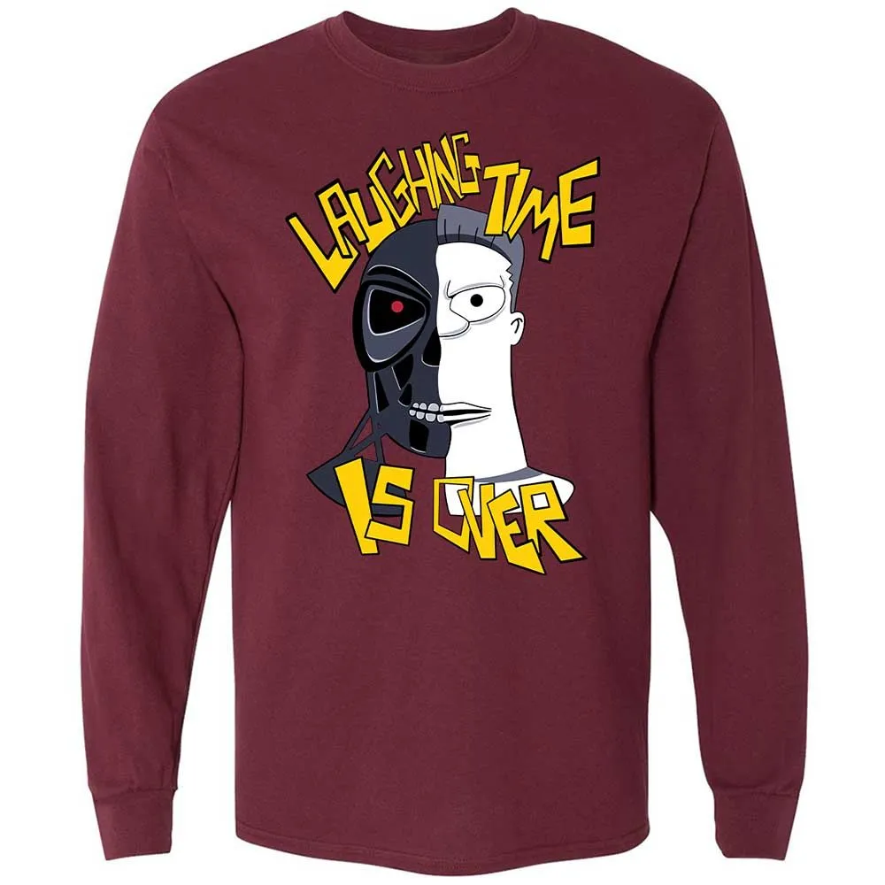 Laughing time is over - Maroon - 16