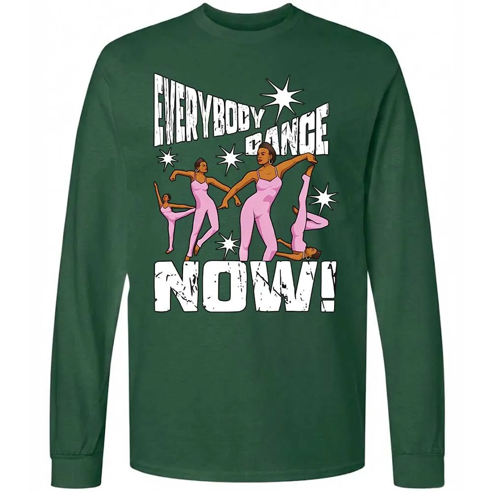Long Sleeve T-Shirt - BKH5UZSN - Forest Green - 4