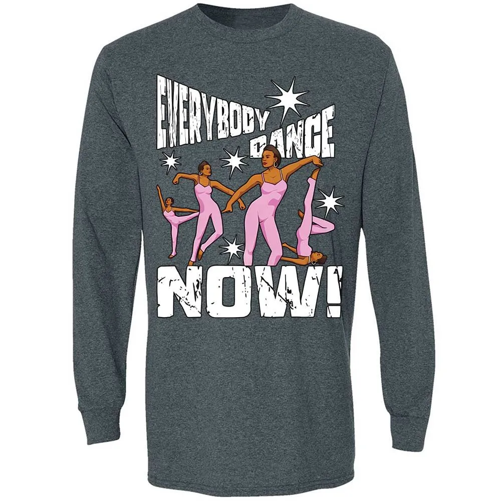 Long Sleeve T-Shirt - BKH5UZSN - Dark Heather - 5