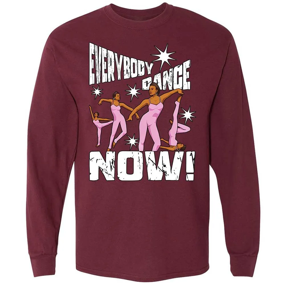 Long Sleeve T-Shirt - BKH5UZSN - Maroon - 6