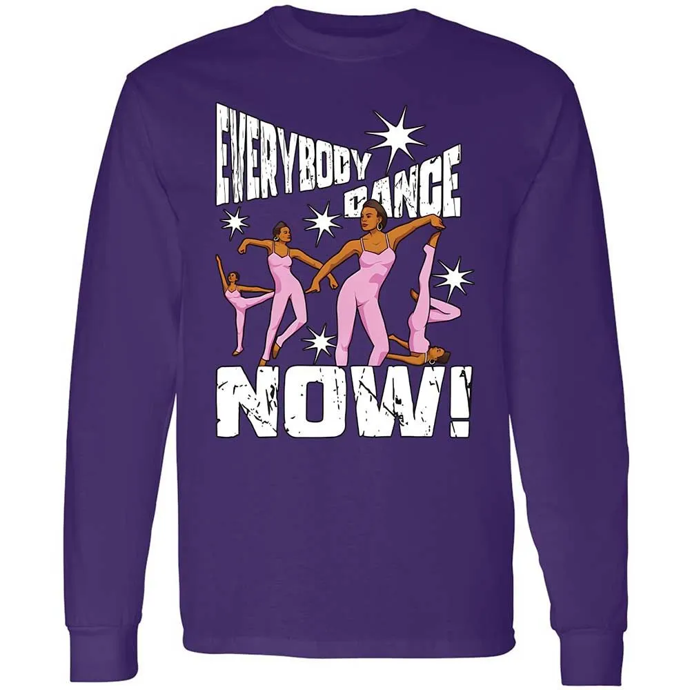 Long Sleeve T-Shirt - BKH5UZSN - Purple - 12