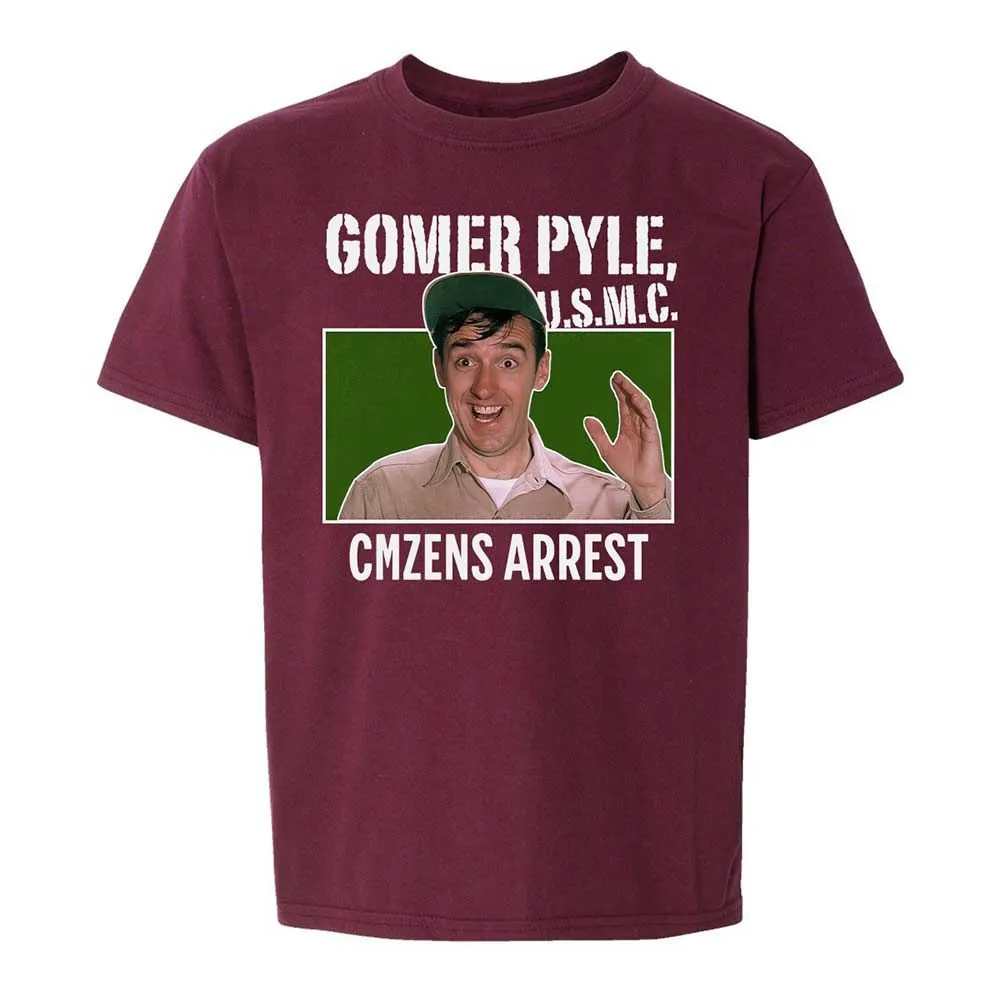 Kids T-Shirt - WZLDCPHN - Maroon - 14