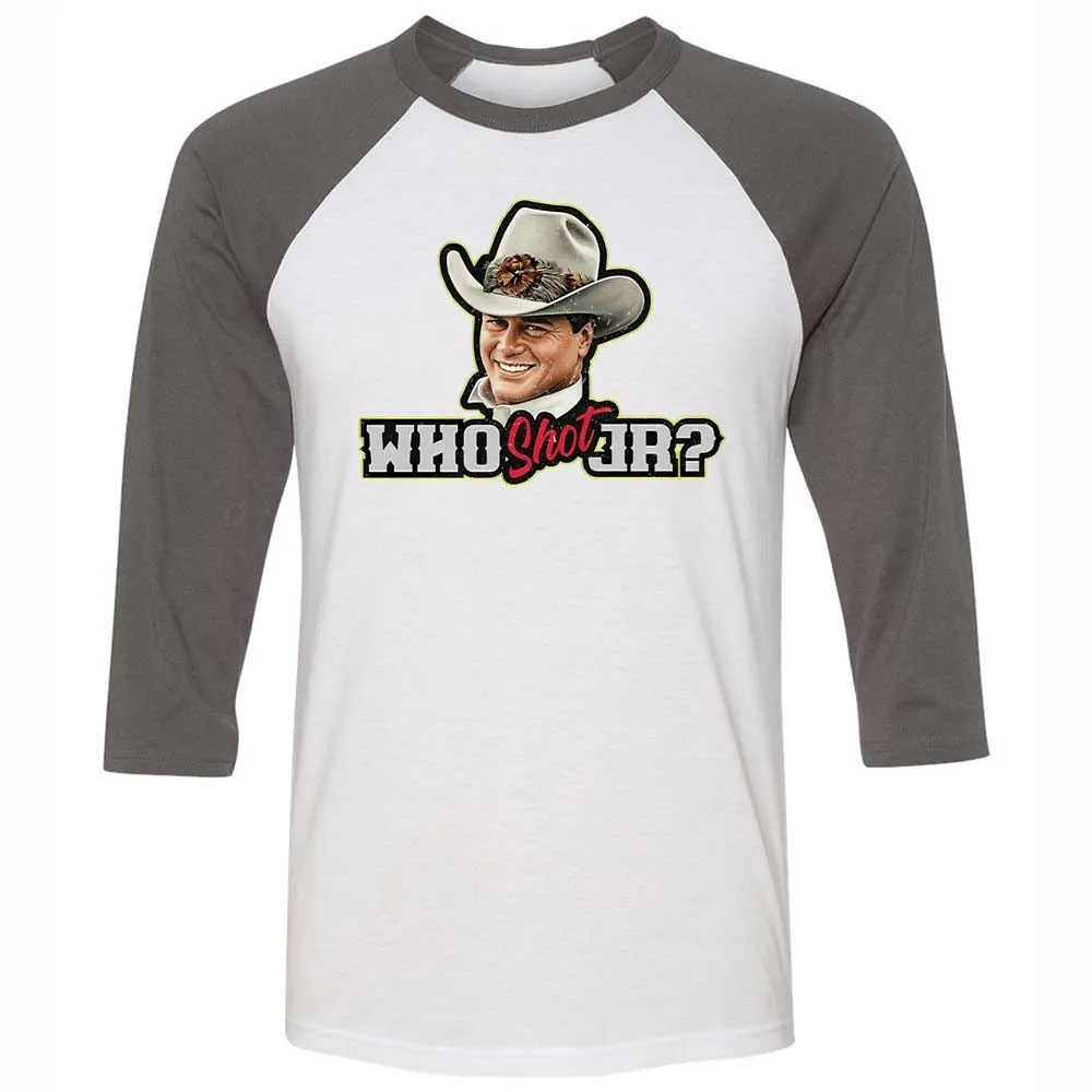 Unisex 3/4 Baseball Tee - 3S8HMS8G - White/Asphalt - 2