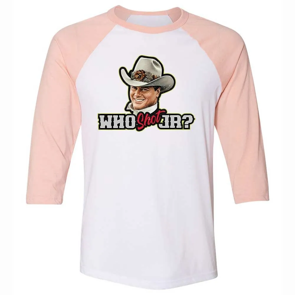 Unisex 3/4 Baseball Tee - 3S8HMS8G - White/Heather Peach - 5