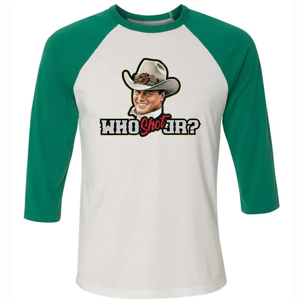 Unisex 3/4 Baseball Tee - 3S8HMS8G - White/Kelly - 6
