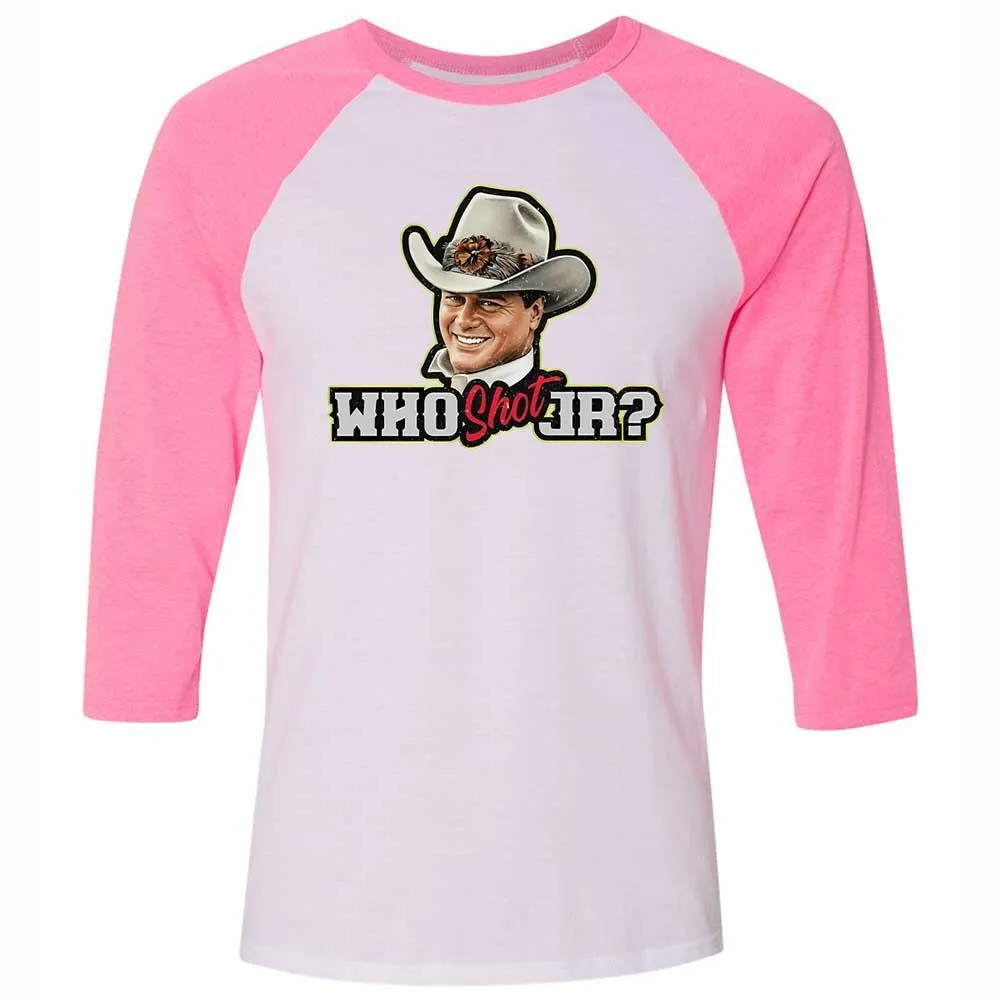 Unisex 3/4 Baseball Tee - 3S8HMS8G - White/Neon Pink - 12