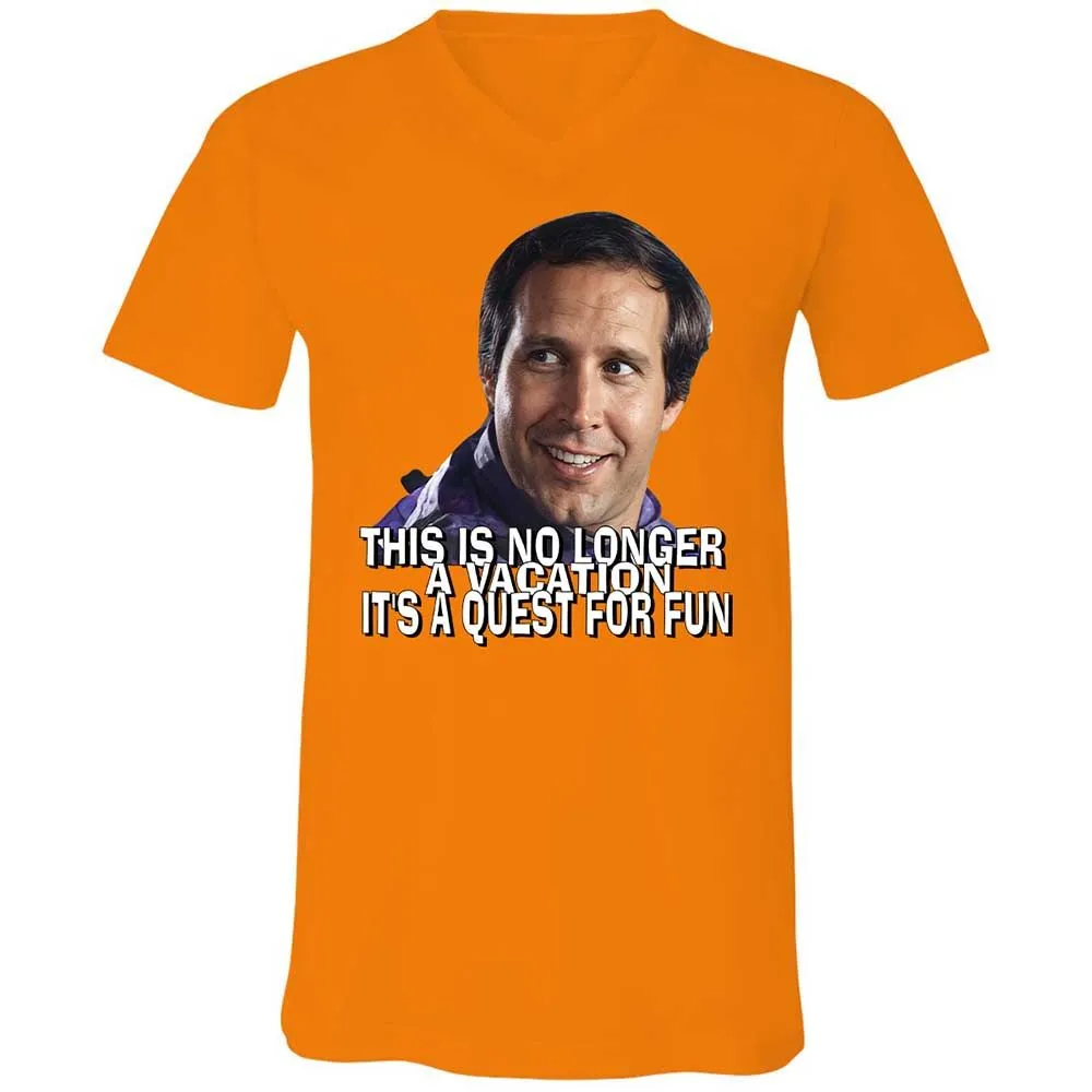 Unisex V-Neck T-Shirt - VEPEHNZD - Orange - 7