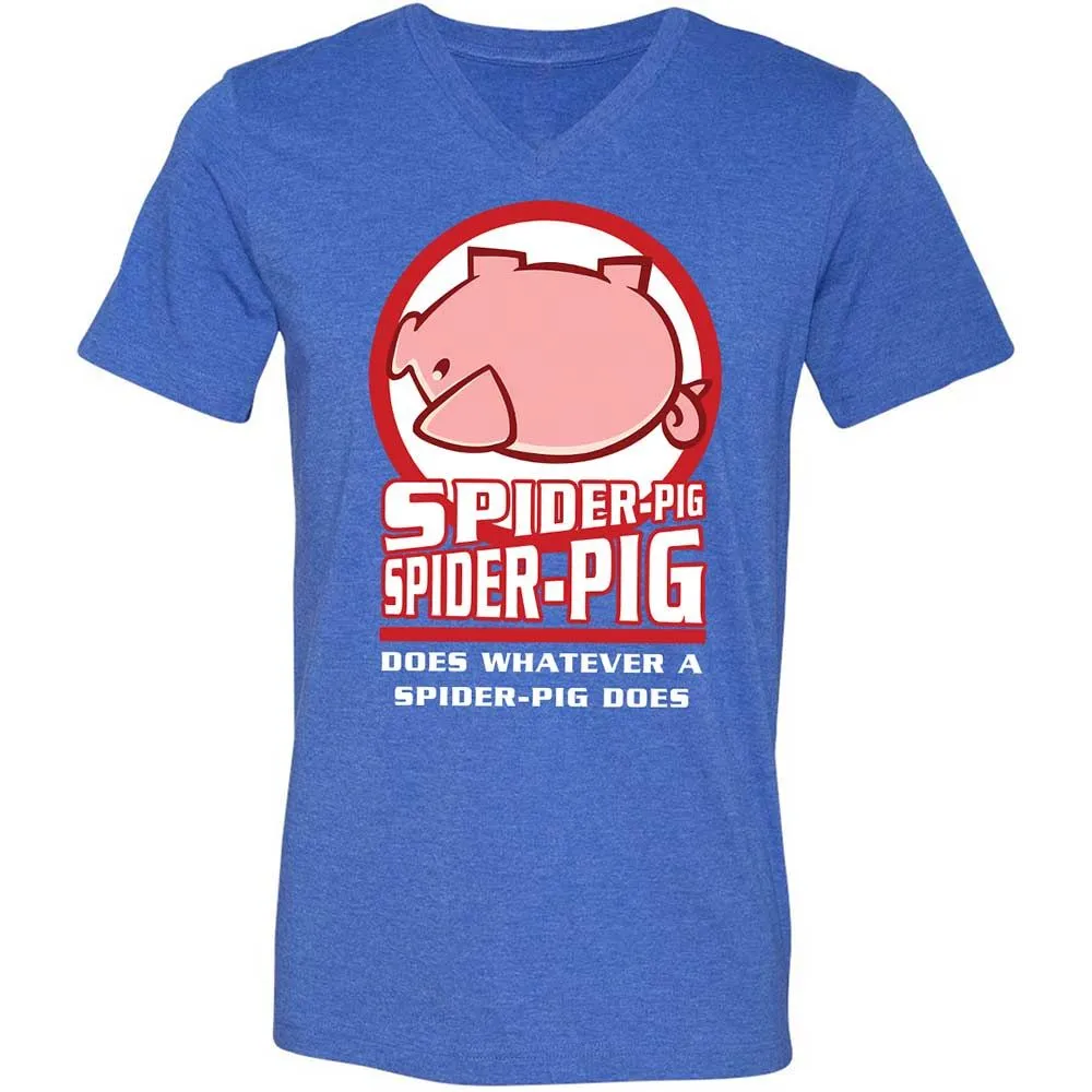 Spider-Pig, Spider-Pig - Heather True Royal - 5