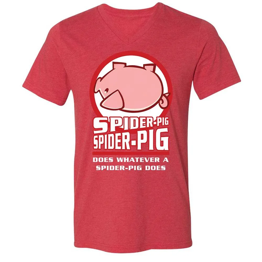 Spider-Pig, Spider-Pig - Heather Red - 7