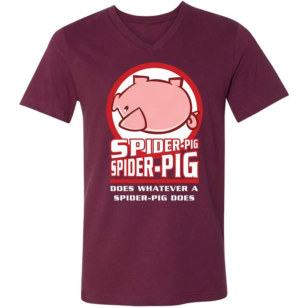 Spider-Pig, Spider-Pig - Maroon - 8