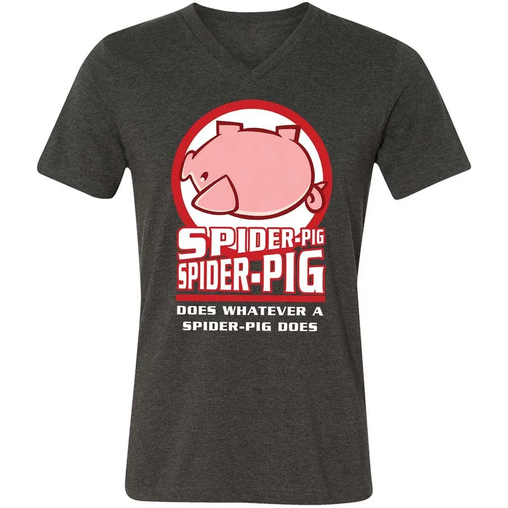 Spider-Pig, Spider-Pig - Dark Grey Heather - 9