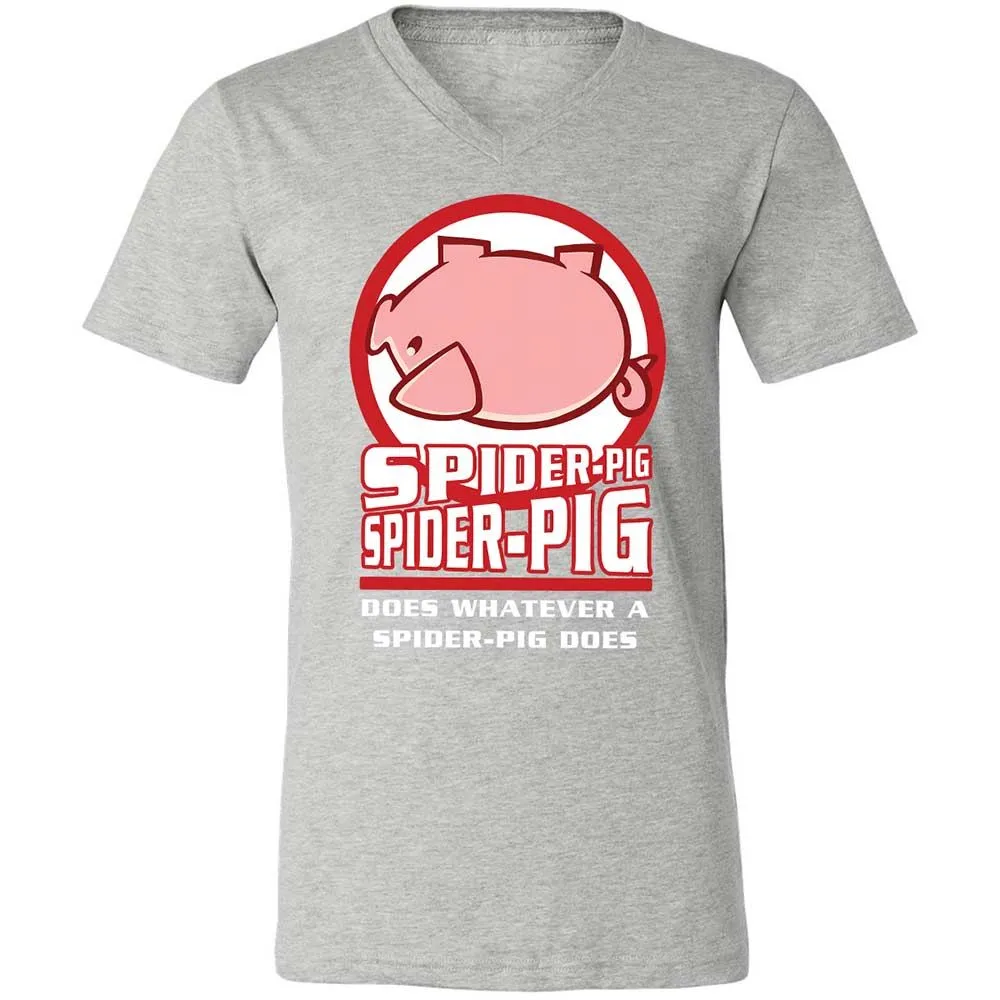 Spider-Pig, Spider-Pig - Athletic Heather - 15