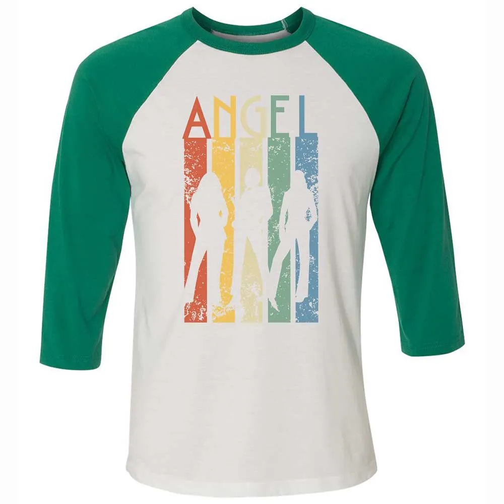 Unisex 3/4 Baseball Tee - HRKVRHLZ - White/Kelly - 6