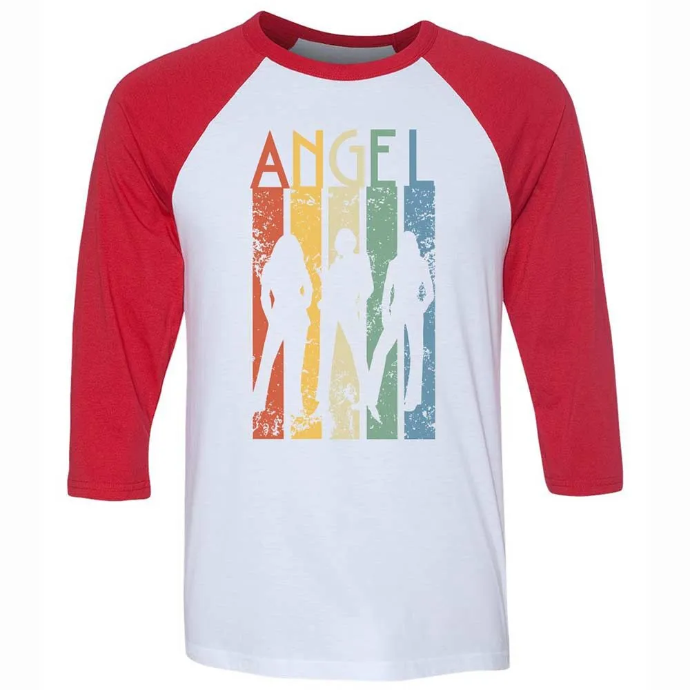 Unisex 3/4 Baseball Tee - HRKVRHLZ - White/Red - 9