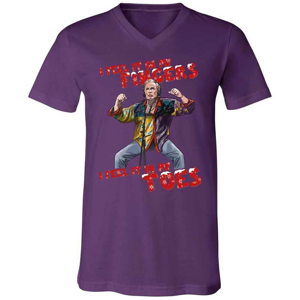Unisex V-Neck T-Shirt - W4VNK4HC - Team Purple - 10