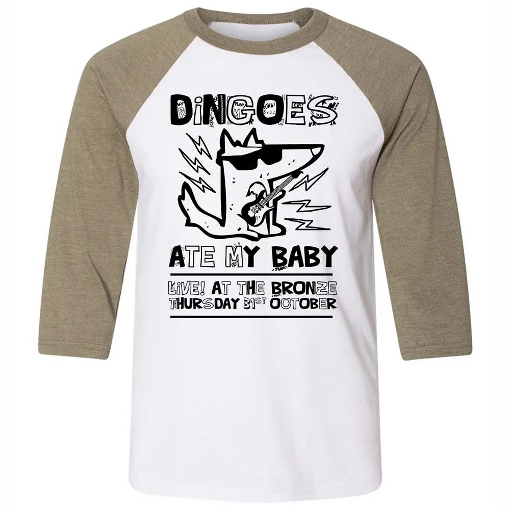 Dingoes Ate My Baby - White/Heather Olive - 4