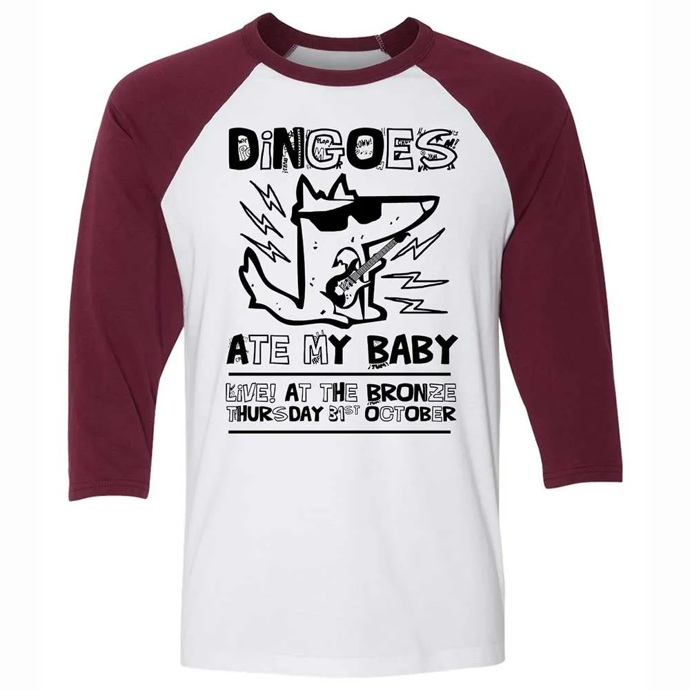 Dingoes Ate My Baby - White/Maroon - 7