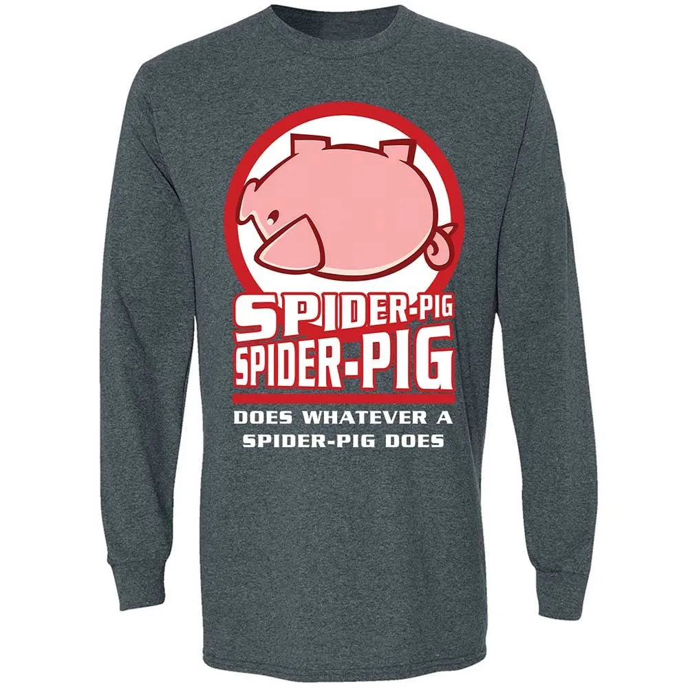 Spider-Pig, Spider-Pig - Dark Heather - 5