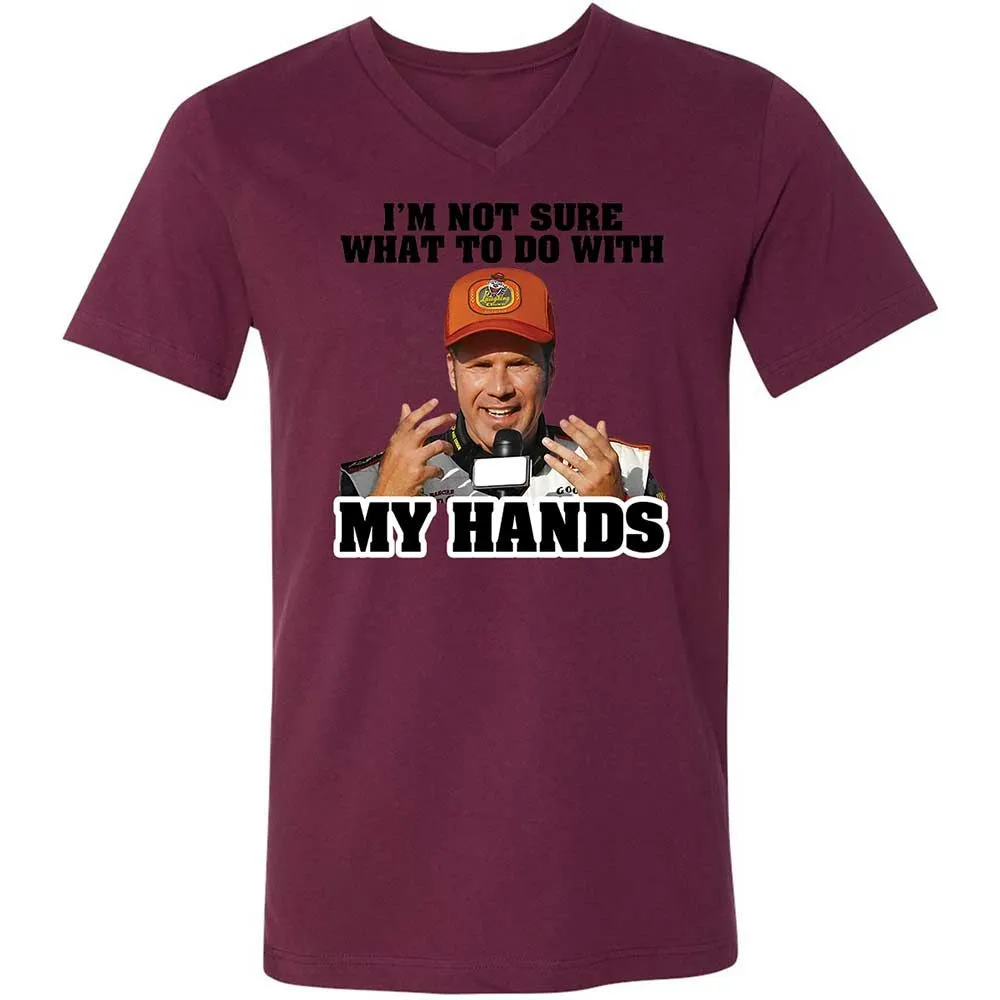 I'm Not Sure What To Do With My Hands - Maroon - 14